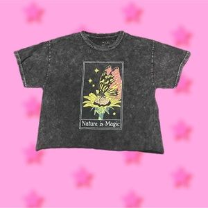 Earth and sun crop top!